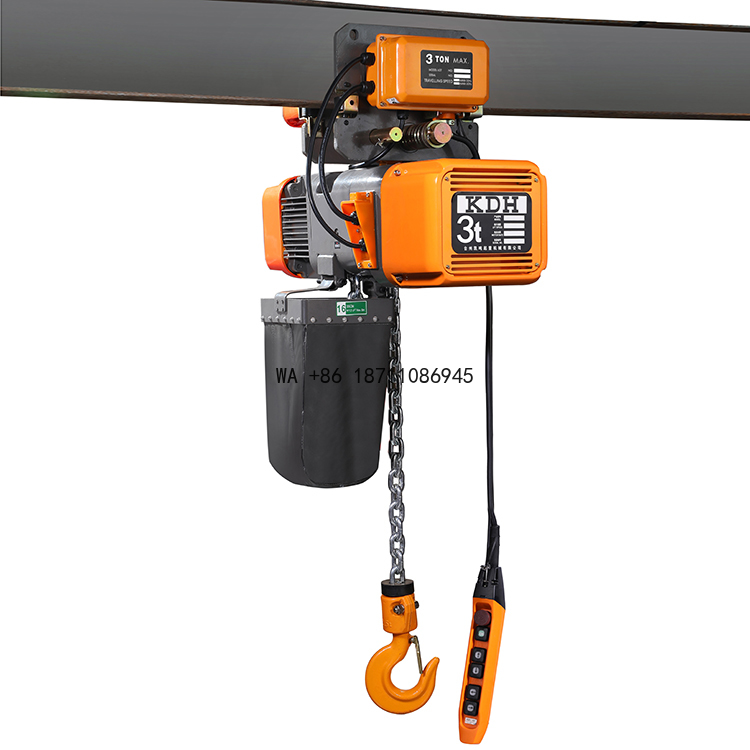 Car Jack - รอกโซ่ไฟฟ้า 3 ตัน 220V 380V พร้อมอุปกรณ์ยกแบบเชือกและโซ่