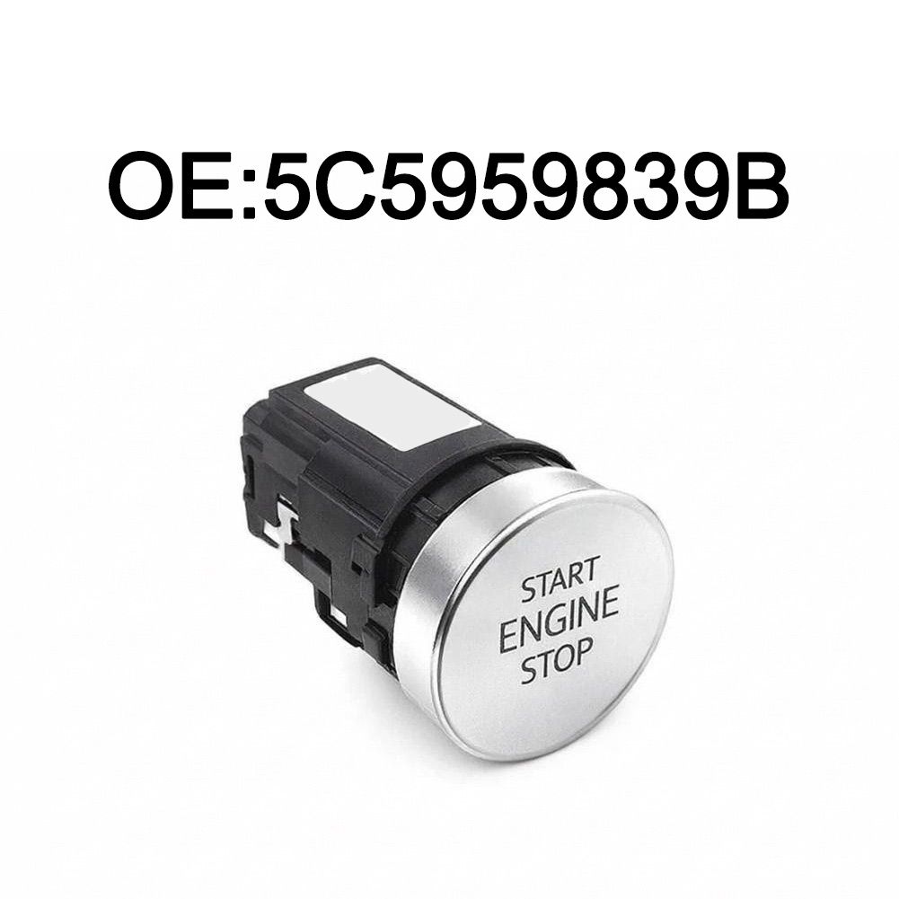 Spark Plug - สวิตช์สตาร์ทเครื่องยนต์แบบกดปุ่ม สำหรับ Golf, Tiguan, Beetle และ