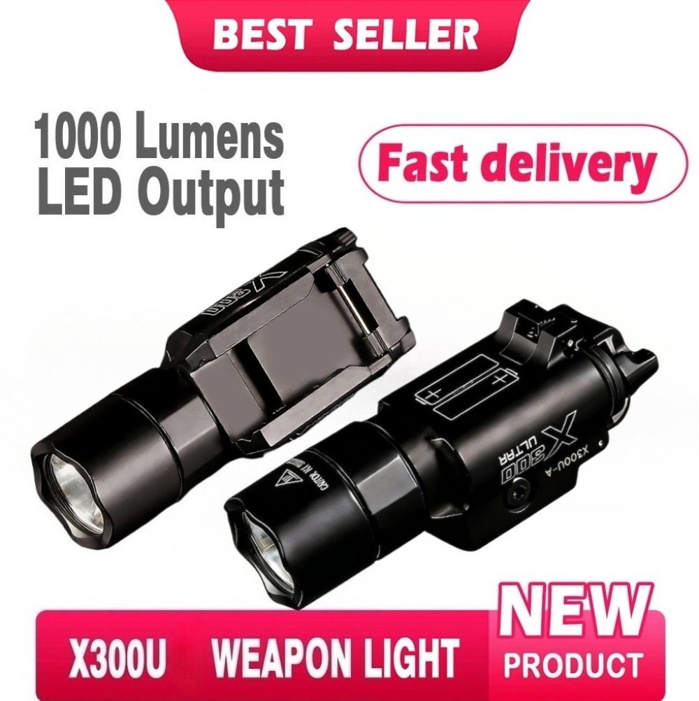 Timing Light Gun - ไฟฉาย LED แบบยุทธวิธี 1000 ลูเมนส์ แสงสีขาวแบบแฟลช