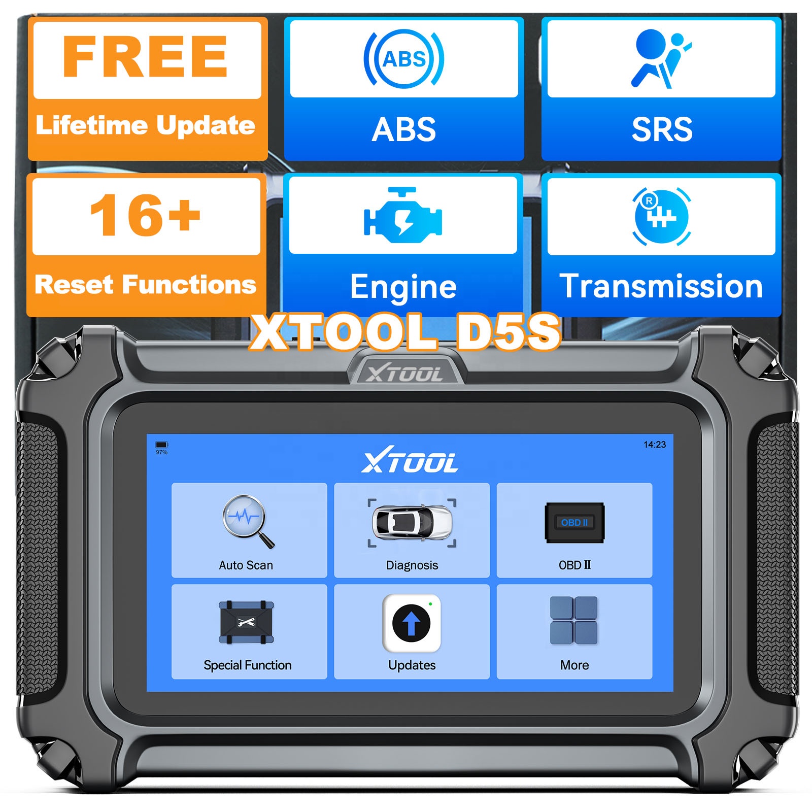 เครื่องสแกน D5S Obd2 12V อัปเด - Car Diagnostic Tool บทวิจารณ์และราคา