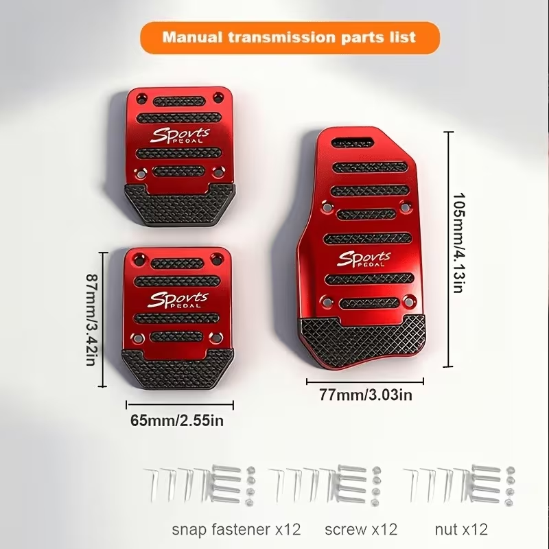 ชุดครอบแป้นเหยียบรถยนต์ 2/3 ชิ - Brake Pad Set บทวิจารณ์และราคา