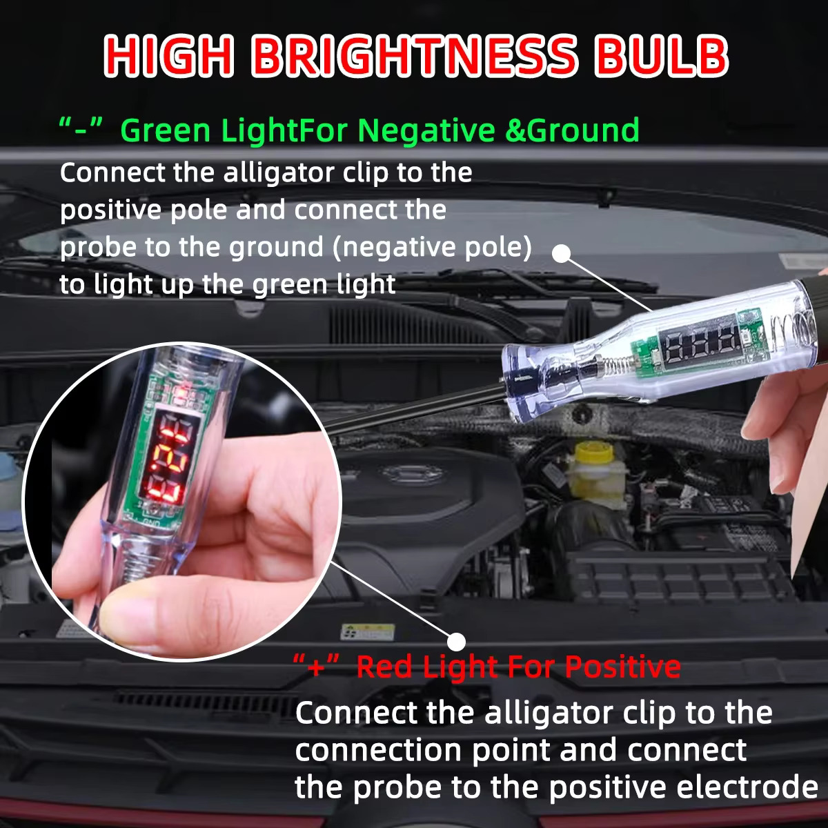 5V-120V เครื่องทดสอบรถยนต์ปากก - Car Diagnostic Tool บทวิจารณ์และราคา