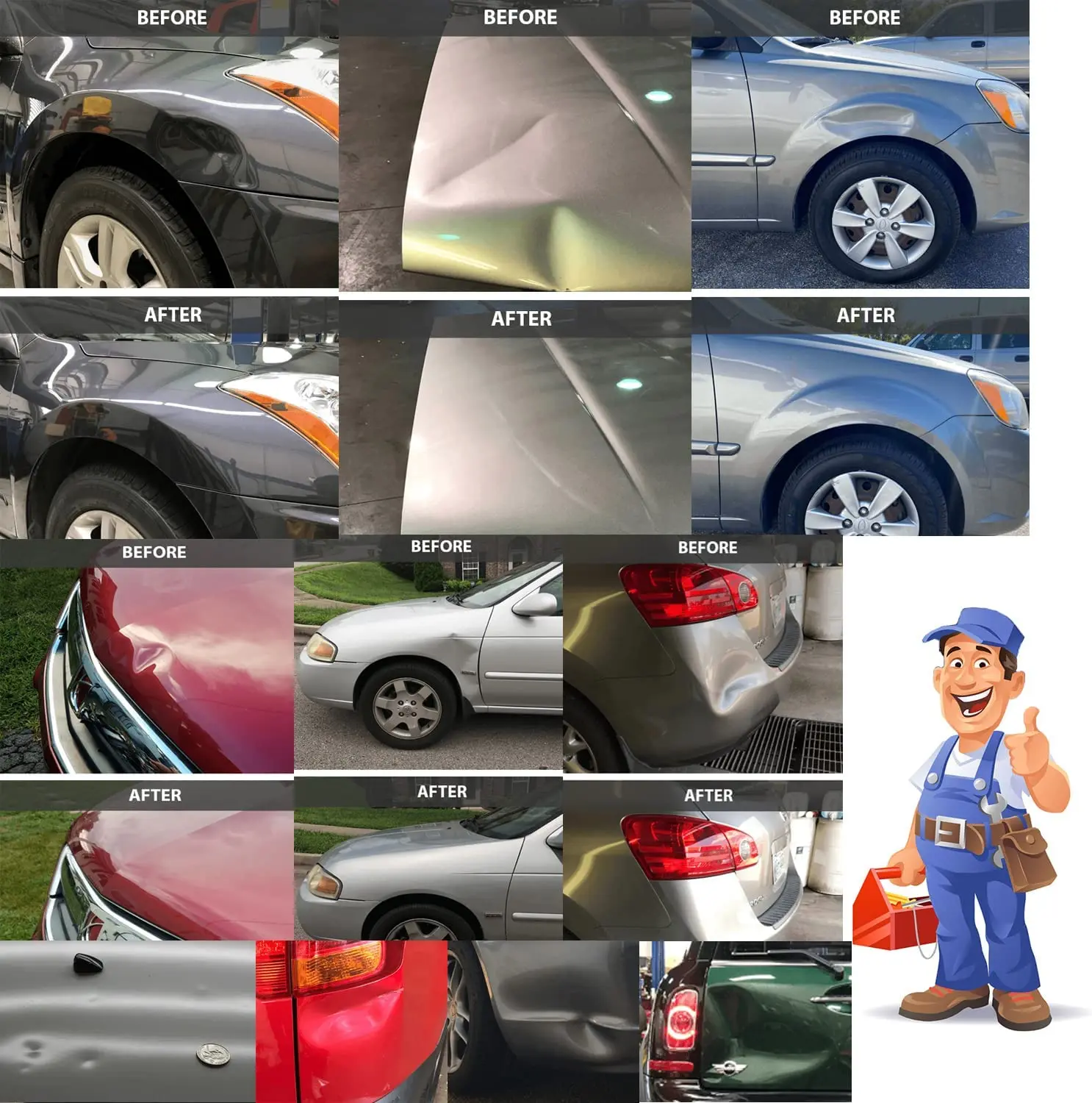 ชุดเครื่องมือซ่อมรอยบุบรถยนต์  - Car Repair Tools บทวิจารณ์และราคา
