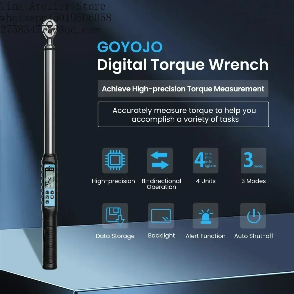 GOYOJO ประแจวัดแรงดิจิตอลระดับ - Torque Wrench บทวิจารณ์และราคา